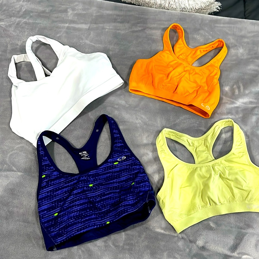 Various sports bras from target